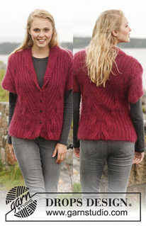 Free patterns - Damskie rozpinane swetry / DROPS 151-36