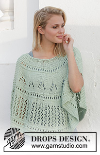 Free patterns - Poncho's voor dames / DROPS 152-15