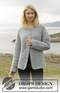 Free patterns - Damskie rozpinane swetry / DROPS 156-17