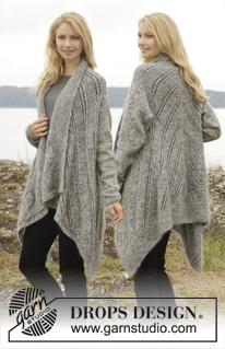 Free patterns - Damskie rozpinane swetry / DROPS 156-25