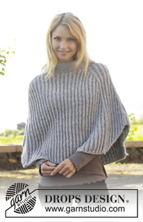 Free patterns - Poncho's voor dames / DROPS 156-31