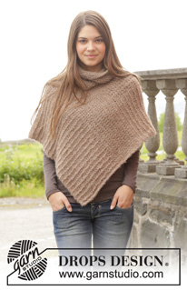 Free patterns - Poncho's voor dames / DROPS 156-48