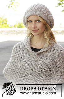 Free patterns - Poncho's voor dames / DROPS 157-14