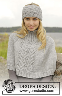 Free patterns - Poncho's voor dames / DROPS 157-15