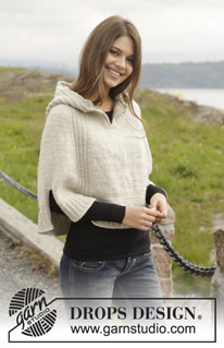 Free patterns - Poncho's voor dames / DROPS 157-37