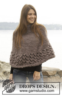 Free patterns - Poncho's voor dames / DROPS 157-47