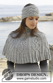 Free patterns - Poncho's voor dames / DROPS 157-48