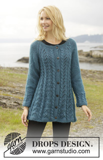 Free patterns - Damskie rozpinane swetry / DROPS 158-4
