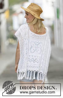 Free patterns - Poncho's voor dames / DROPS 159-1