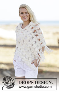 Free patterns - Poncho's voor dames / DROPS 159-17