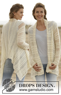 Free patterns - Damskie rozpinane swetry / DROPS 159-20