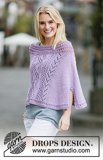 Free patterns - Poncho's voor dames / DROPS 160-15