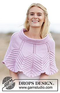 Free patterns - Poncho's voor dames / DROPS 160-19
