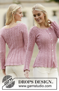 Free patterns - Damskie rozpinane swetry / DROPS 160-2