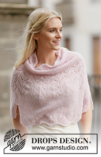 Free patterns - Poncho's voor dames / DROPS 160-6