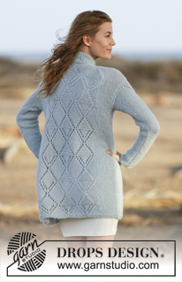 Free patterns - Damskie rozpinane swetry / DROPS 161-13