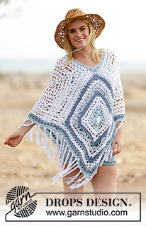 Free patterns - Poncho's voor dames / DROPS 162-2