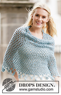 Free patterns - Poncho's voor dames / DROPS 162-24