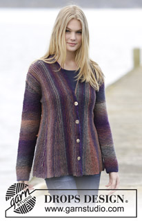 Free patterns - Proste rozpinane swetry / DROPS 164-15