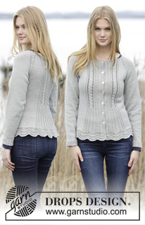 Free patterns - Damskie rozpinane swetry / DROPS 165-16