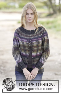 Free patterns - Proste rozpinane swetry / DROPS 165-45