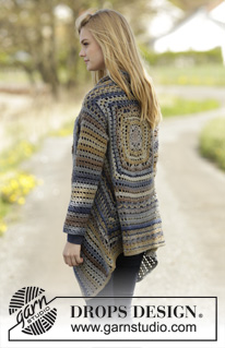 Free patterns - Damskie długie rozpinane swetry / DROPS 166-22