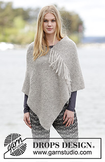 Free patterns - Poncho's voor dames / DROPS 166-30