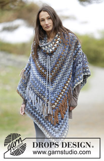 Free patterns - Poncho's voor dames / DROPS 166-35