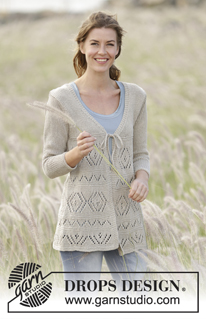 Free patterns - Damskie długie rozpinane swetry / DROPS 167-15