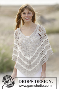 Free patterns - Poncho's voor dames / DROPS 167-21