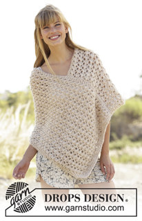 Free patterns - Poncho's voor dames / DROPS 167-26