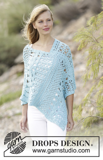 Free patterns - Poncho's voor dames / DROPS 168-13