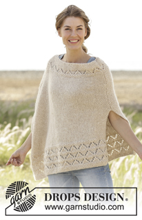 Free patterns - Poncho's voor dames / DROPS 170-28