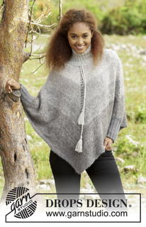 Free patterns - Poncho's voor dames / DROPS 171-33