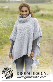 Free patterns - Poncho's voor dames / DROPS 171-49
