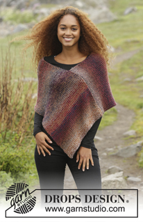Free patterns - Poncho's voor dames / DROPS 171-50