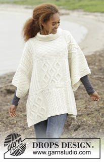 Free patterns - Poncho's voor dames / DROPS 172-22