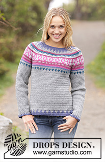 Free patterns - Damskie swetry przez głowę / DROPS 172-35
