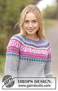 Free patterns - Damskie swetry przez głowę / DROPS 172-35