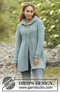 Free patterns - Damskie długie rozpinane swetry / DROPS 172-46