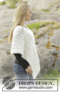Free patterns - Poncho's voor dames / DROPS 173-12