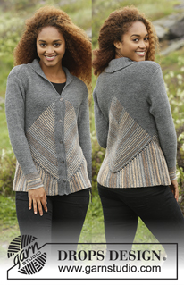 Free patterns - Damskie rozpinane swetry / DROPS 173-15