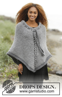 Free patterns - Poncho's voor dames / DROPS 173-32