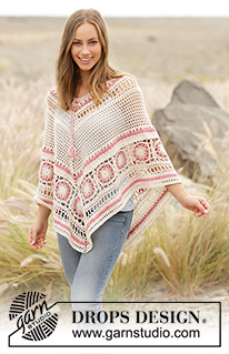 Free patterns - Poncho's voor dames / DROPS 176-16