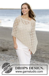 Free patterns - Poncho's voor dames / DROPS 176-25