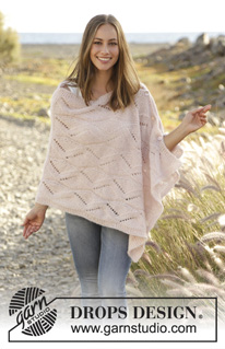 Free patterns - Poncho's voor dames / DROPS 176-29