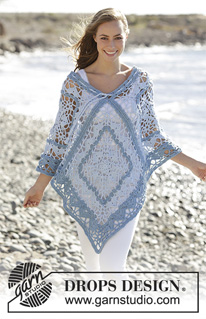 Free patterns - Poncho's voor dames / DROPS 177-19