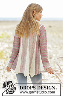 Free patterns - Damskie długie rozpinane swetry / DROPS 178-26