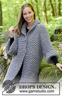 Free patterns - Damskie długie rozpinane swetry / DROPS 179-25