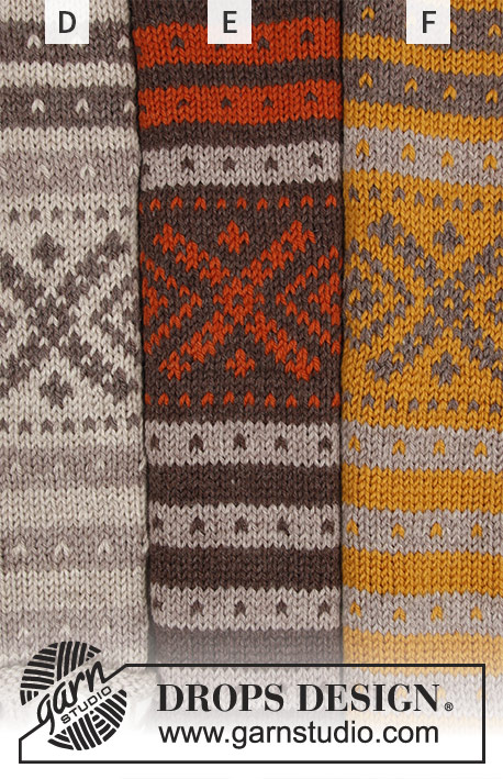Nova Scotia Toes / DROPS 180-23 - Strikkede sokker til herre med flerfarvet nordisk Fana mønster. Størrelse 35 - 46. 
Arbejdet er strikket i DROPS Karisma.
